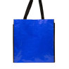 Bolsa de rafia laminada brillante reutilizable