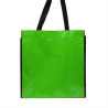 Bolsa de rafia laminada brillante reutilizable