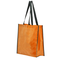 Bolsa de rafia laminada brillante reutilizable