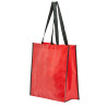 Bolsa de rafia laminada brillante reutilizable