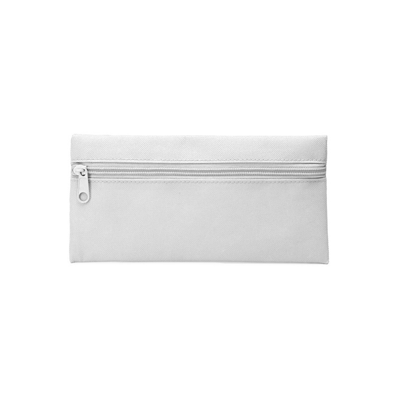 Estuche de color liso con cremallera a juego
