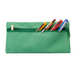 Estuche de color liso con cremallera a juego