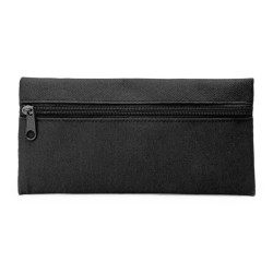 Estuche de color liso con cremallera a juego
