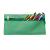 Estuche de color liso con cremallera a juego