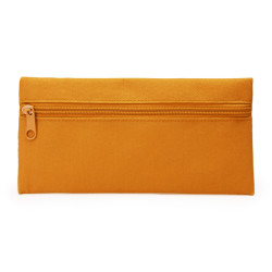Estuche de color liso con cremallera a juego