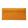 Estuche de color liso con cremallera a juego