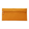 Estuche de color liso con cremallera a juego