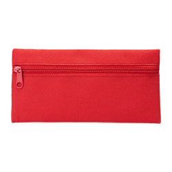 Estuche de color liso con cremallera a juego