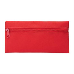 Estuche de color liso con cremallera a juego