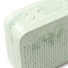 Altavoz inalámbrico realizado a partir de tapones de botella reciclados. 