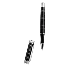 Roller metal "square" negro / cromo