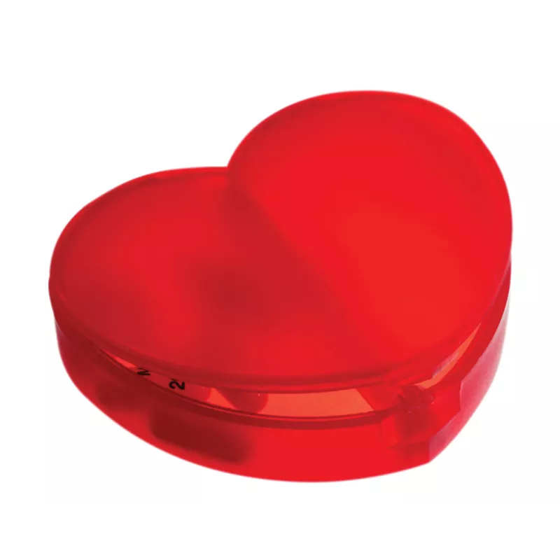 Pastillero forma corazón 2 departamentos