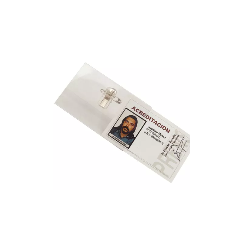 Identificador con Pinza e Imperdible