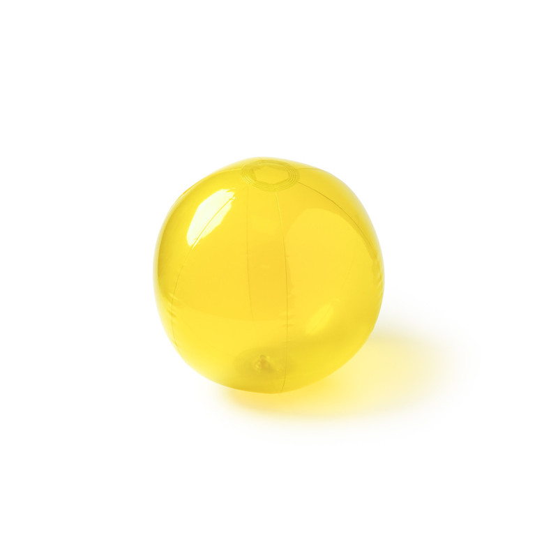 Balón inflable de PVC translúcido.