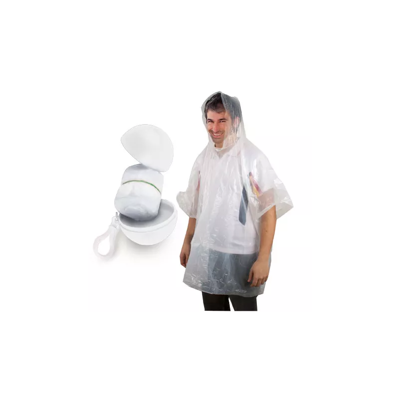 Poncho lluvia plegable
