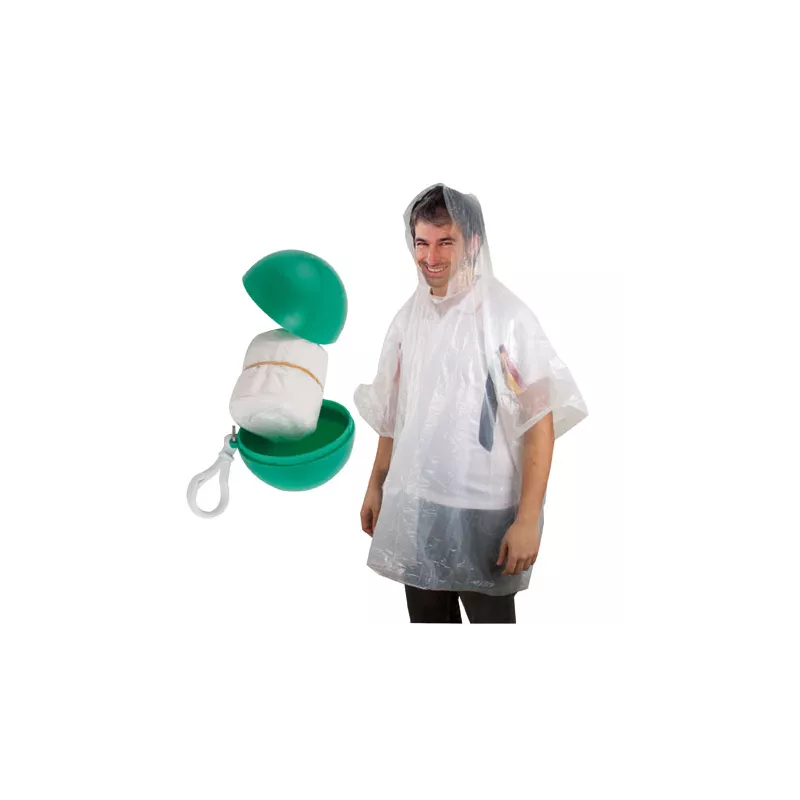 Poncho lluvia plegable