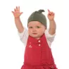 Gorro con 1 Nudo Bebé Blanco