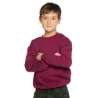 Sudadera Manga Montada Niño Blanco