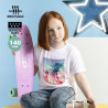 Camiseta Niño 100% Poliéster 140 g/ m2. Tacto Algodón