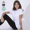 Camiseta Niño 100% Poliéster 140 g/ m2. Tacto Algodón