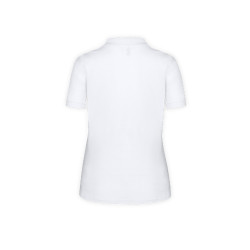 Polo Mujer Blanco "keya" 100% Algodón Ring Spun, Pique 180 g/ m2