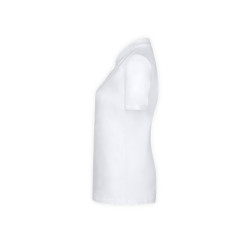 Polo Mujer Blanco "keya" 100% Algodón Ring Spun, Pique 180 g/ m2