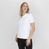Polo Mujer Blanco "keya" 100% Algodón Ring Spun, Pique 180 g/ m2