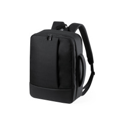 Mochila Portadocumentos Poliéster 300D/ Polipiel