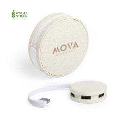 Puerto USB Caña de Trigo/ ABS