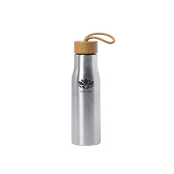 Bidón Acero Inox/ Bambú 600 ml