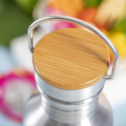 Bidón Acero Inox/ Bambú  800 ml