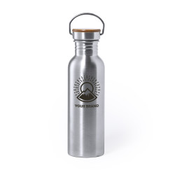 Bidón Acero Inox/ Bambú  800 ml