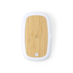 Caja Esterilizadora UV Cargador Bambú/ ABS