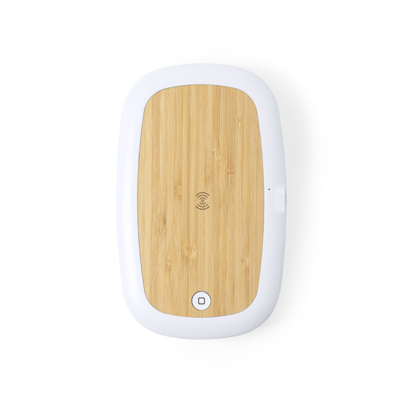 Caja Esterilizadora UV Cargador Bambú/ ABS