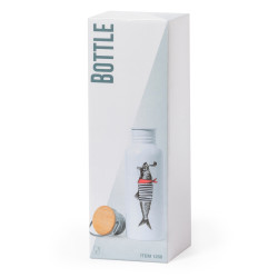 Bidón Sublimación Acero Inox/ Bambú 750ml 