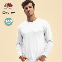 Camiseta Adulto Blanca 100% Algodón Peinado Ring Spun 140 g/ m2