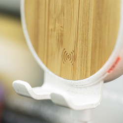 Soporte Cargador Caña de Trigo/ ABS/ Bambú