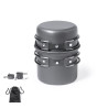 Set Menaje Camping Acero Inox/ Aluminio