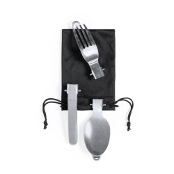 Set Menaje Camping Acero Inox/ Aluminio