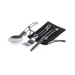 Set Menaje Camping Acero Inox/ Aluminio