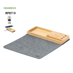 Alfombrilla Multifunción Poliéster 300D RPET/ Antelina/ Bambú