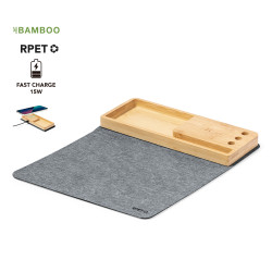 Alfombrilla Multifunción Poliéster 300D RPET/ Antelina/ Bambú