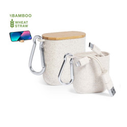 Cable Cargador Caña de Trigo/ ABS/ Bambú