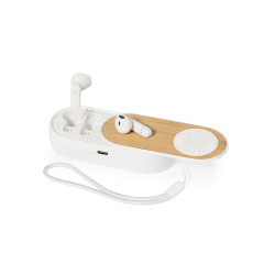 Auriculares Altavoz Caña de Trigo/ ABS/ Bambú