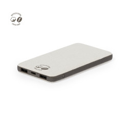 Power Bank Fibra de Café/ ABS/ Algodón Reciclado