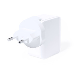 Adaptador Enchufes con indicador LED, salida USB y tipo C