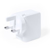 Adaptador Enchufes con indicador LED, salida USB y tipo C