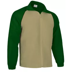 Chaqueta Match Point Niño Verde Botella/Beige/Negro