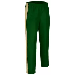 Pantalón Match Point Niño Verde Botella/Beige/Negro