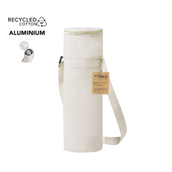 Nevera Botella 100% Algodón Reciclado/ Aluminio